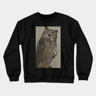 Great Horned Owl Crewneck Sweatshirt